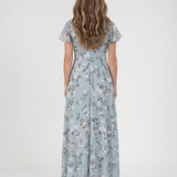 Ismeria | Floral Chiffon Maxi Dress