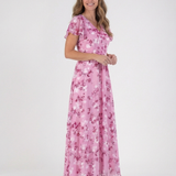 Ismeria | Floral Chiffon Maxi Dress