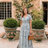 Ismeria | Floral Chiffon Maxi Dress