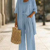 Linnea | Lightweight Cardigan Set