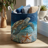 Handcrafted Padded Turtle Basket