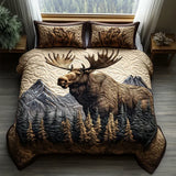 Forest Animals 3-Piece Quilted Bedding Set