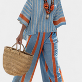Juniper | Terracotta Stripes Two-Piece Set