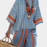 Juniper | Terracotta Stripes Two-Piece Set