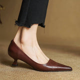 Anok High Heels Made of Genuine Leather