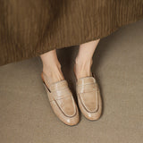 Laverne™ Classic Leather Mule Loafers