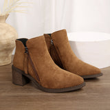 Alicia - Suede Ankle Boots
