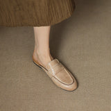 Laverne™ Classic Leather Mule Loafers