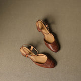 Authentic Leather Heels Valery