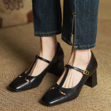 Elora High Heels in Genuine Leather