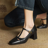 Elora High Heels in Genuine Leather