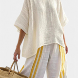 Bella | Yellow Stripes Two-Piece Set