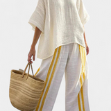 Bella | Yellow Stripes Two-Piece Set