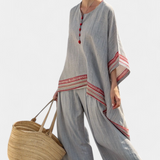 Meadow | Red Stripes Two-Piece Set