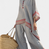 Meadow | Red Stripes Two-Piece Set