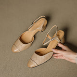 Authentic Leather Heels Valery