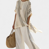 Daisy | Black and Stripes Two-Piece Set