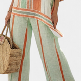 Violet | Multicolor Two-Piece Set