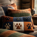Footprint Trail Padded Cushion Cover