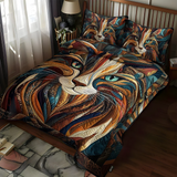 Soft Purrs 3-Piece Quilted Bed Set