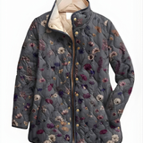 REINA™ | Quilted Jacket with Vintage Floral Print