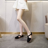 Margot™ Retro Leather Flats Sandals
