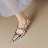 Elegant Low Heel Shoes Crysel