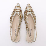 Irene™ Woven Slingback Flats Sandals
