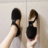 Margot™ Retro Leather Flats Sandals