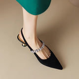 Elegant Low Heel Shoes Crysel