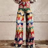 Monika™ - Pantalons Floraux Boho Décontractés