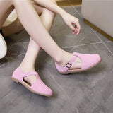 Margot™ Retro Leather Flats Sandals