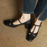 Elora High Heels in Genuine Leather