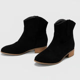 Suedellea | Western Suede Boots