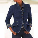 Lily | Elegant Jacket with High Collar