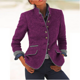 Lily | Elegant Jacket with High Collar