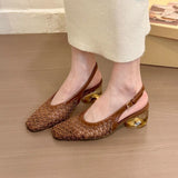 Amelia™ Mesh Slingback Heels Sandals