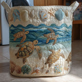 Handcrafted Padded Turtle Basket