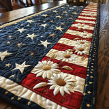 Starry Elegance Quilted Table Runner