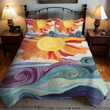 Solar Charm 3-Piece Quilted Bedding Set