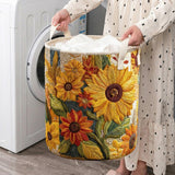 Sunflower Bliss | Cushioned Laundry Hamper