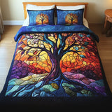 Tree of Life 3-Piece Quilted Bedspread Set