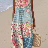 Maeve™ | Patchwork Midi Dress