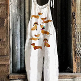 Solea | Lightweight artisan overalls with dachshunds