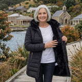 Olivia | Quilted A-Line Winter Coat