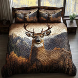 Forest Animals 3-Piece Quilted Bedding Set