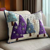 Winter Amethyst Padded Cushion Cover