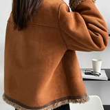 RUBY COSY SHEARLING-LINED JACKET