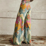 Millie™ - Pantalon Imprimé Fleurs Boho