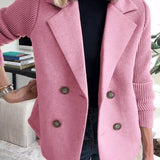 Camryn™ Elegant Knit-Sleeve Blazer